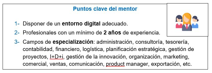 Puntos claves del menor: disponer de un entorno digital adecuado. Profesionales con un mínimo de 2 años y campos de especialización