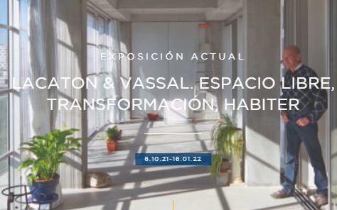 Detalle de la exposición Lacaton Vassal. Espacio libre, transformación, Habiter