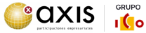 Logo AXIS y logo del Grupo ICO